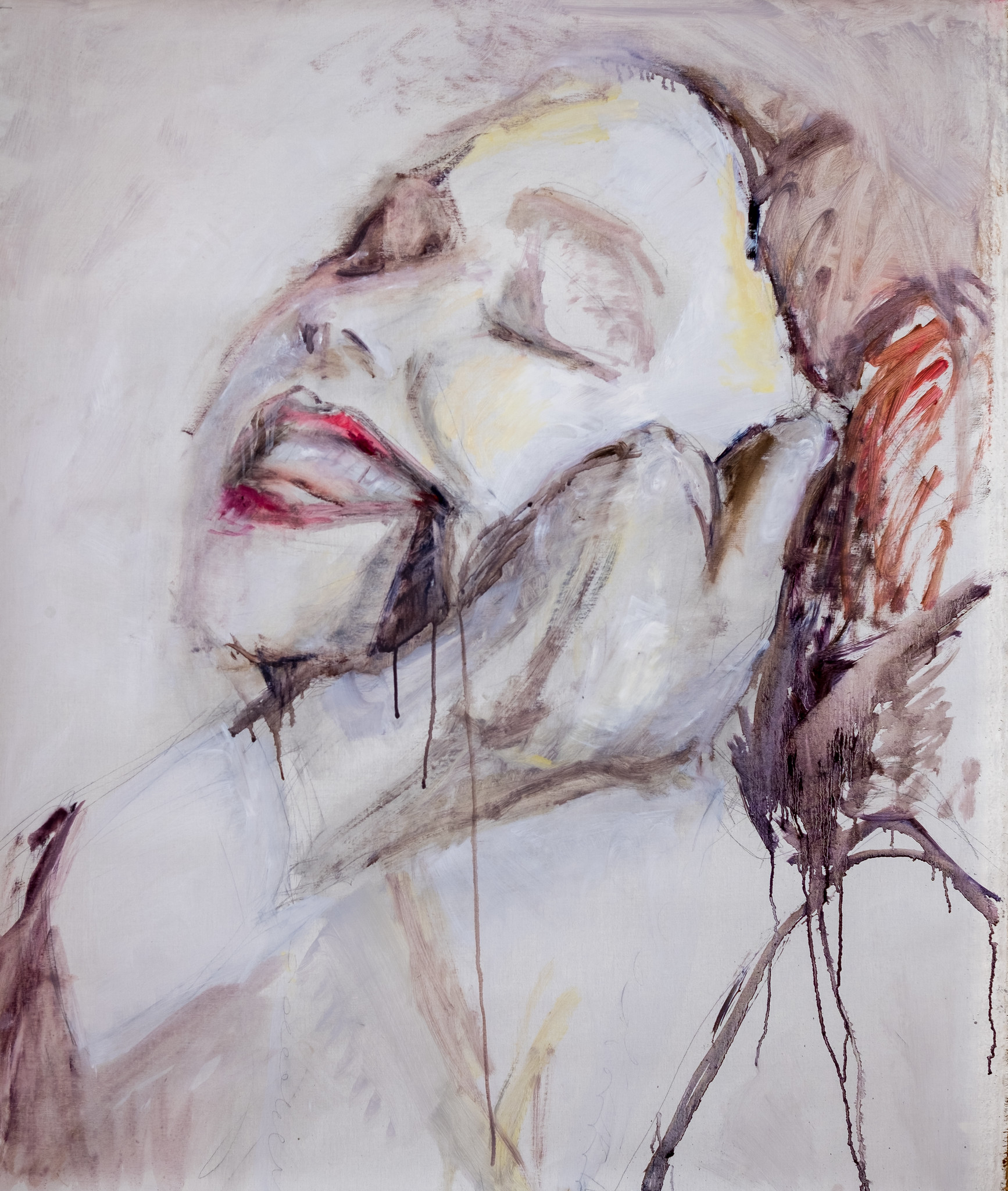 Ольга Горохова. Из серии ЗОЖ. 2018. холст, масло. Courtesy Крокин галерея.